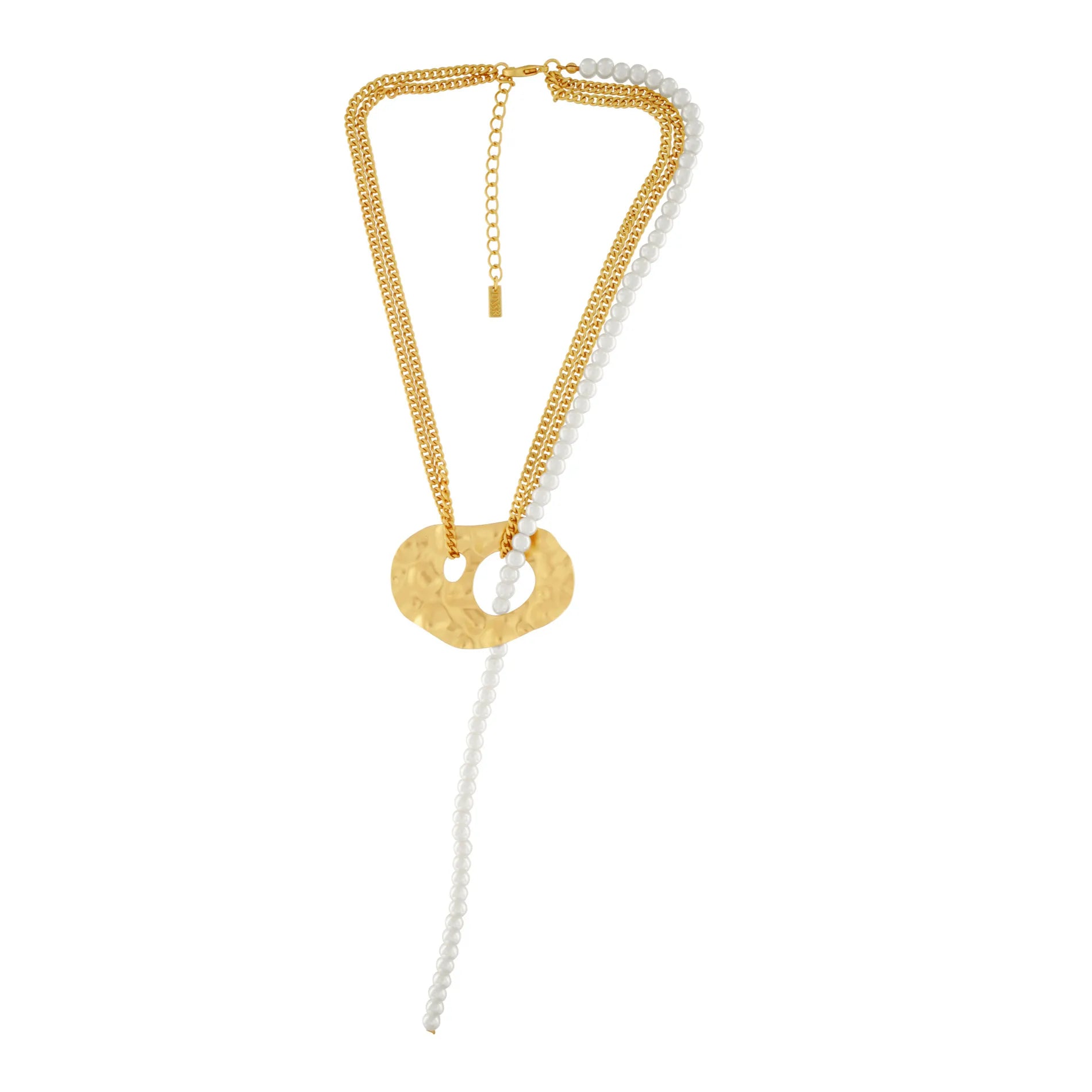 Audrey IN:STORE Short Statement Pearl Mix Necklace Gold Plating